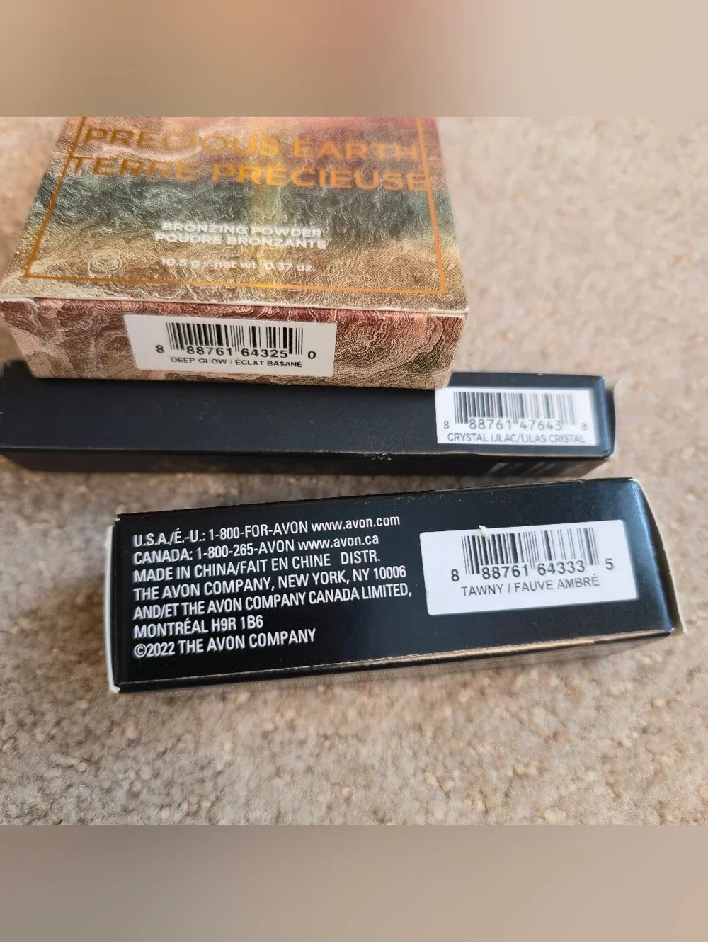 Avon Precious Earth Bronzing Powder, DEEP GLOW, New in Box, plus Shadow